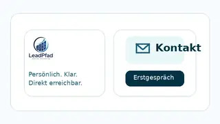 LeadPfad Kontakt und Erstgespräch