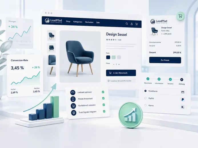 Shopify-Produktseite, Warenkorb, Checkout und Conversion-Optimierung