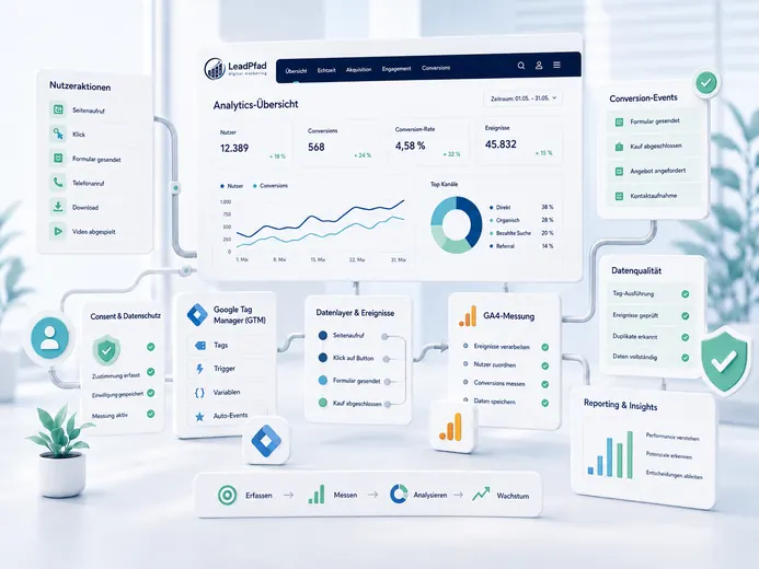 GA4, Google Tag Manager, Conversion-Events und Datenqualität